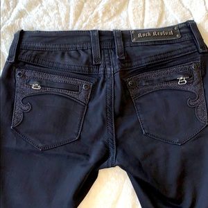 Rock Revival black skinny jeans - never worn